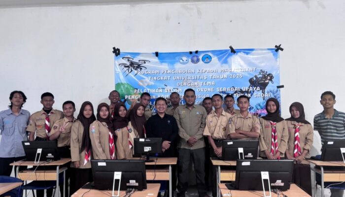 UBB Laksanakan Pengabdian Masyarakat di SMKN 1 Tukak Sadai, Fokus Bidang Kelautan dan Perikanan