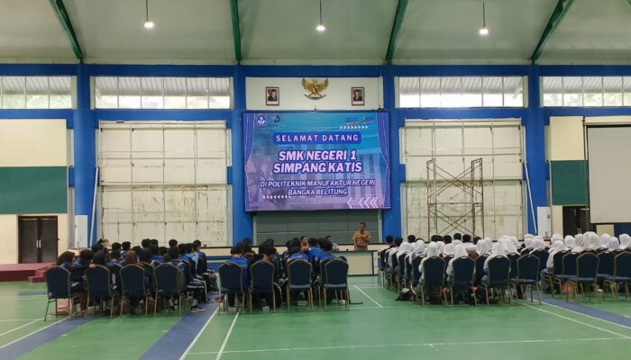 SMK Negeri 1 Simpang Katis Kunjungi Polman Babel, 106 Siswa Ikuti Campus Tour dan Motivasi Pendidikan Vokasi