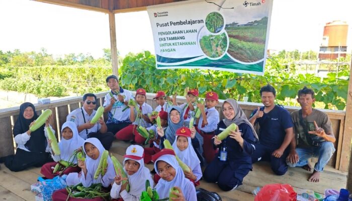 Farm Estate PT Timah Tbk Jadi Sarana Edukasi Pertanian Produktif bagi Pelajar