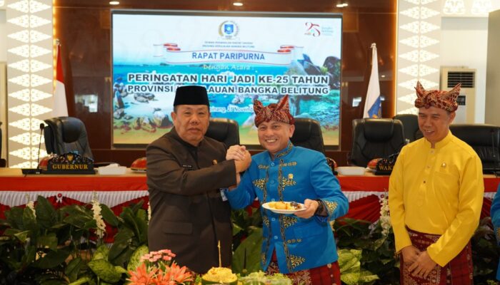 Rapat Paripurna HUT Babel ke-25 Berlangsung Khidmat, Ini Pesan Gubernur Hidayat
