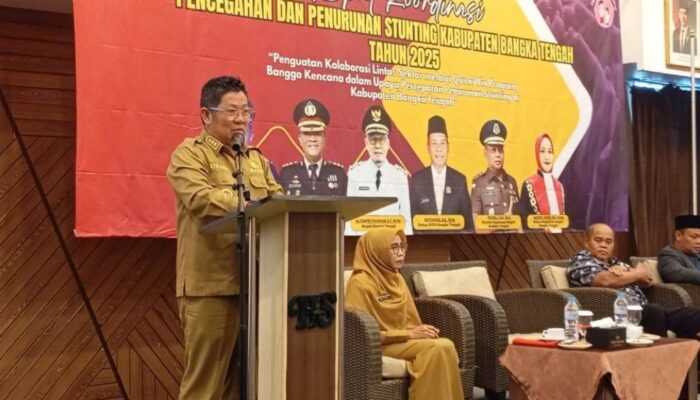 Pemkab Bangka Tengah Perkuat Kolaborasi Lintas Sektor Tekan Angka Stunting