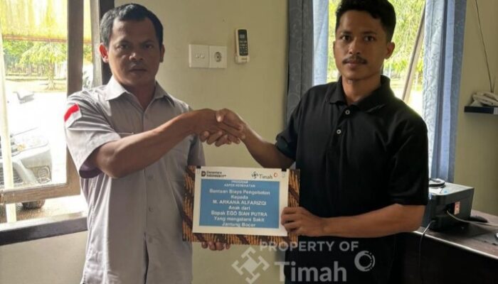 PT Timah Tbk Bantu Pengobatan Balita Penderita Jantung Bocor Asal Bangka