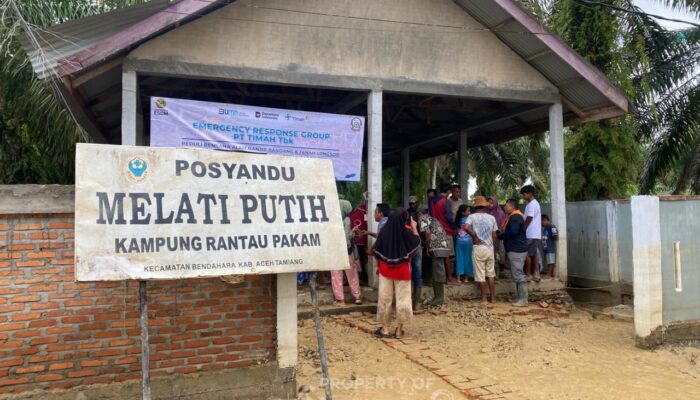 ERG PT Timah Tbk Datang ke Aceh Tamiang, Beri Bantuan Lengkap dari Pengobatan hingga Internet