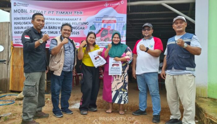 Mobil Sehat PT Timah Jangkau Warga Terdampak Banjir Rob di Belitung Timur