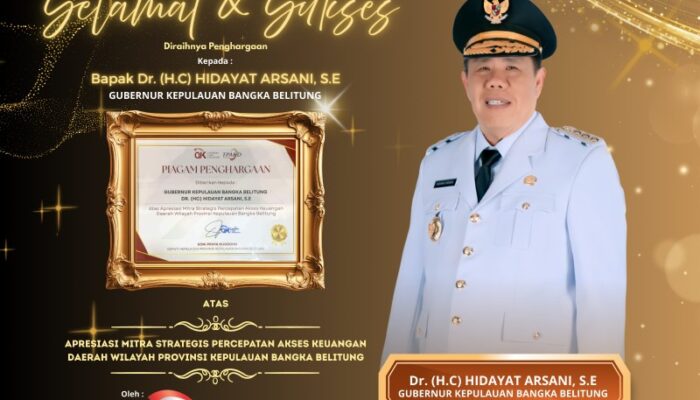 Pemprov Babel Diapresiasi OJK sebagai Mitra Strategis TPAKD