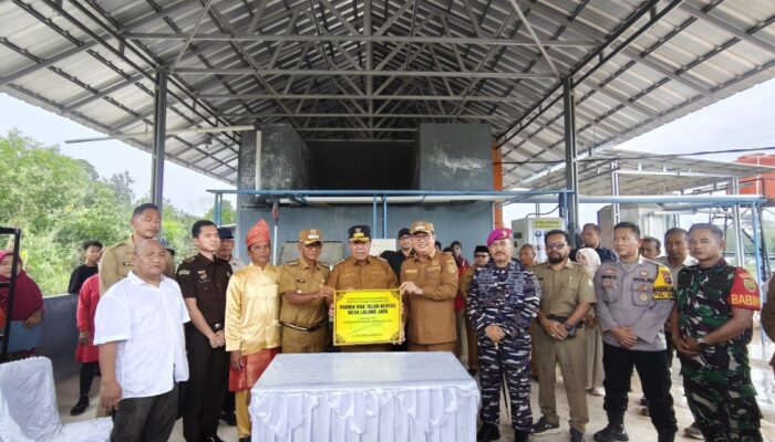 Gubernur Babel Resmikan Pabrik Rak Telur BUMDes Lalang Jaya di Belitung Timur