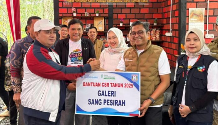 Sembawa Color Run 2025, Bank Sumsel Babel Dorong UMKM Lewat Galeri Sang Pesirah