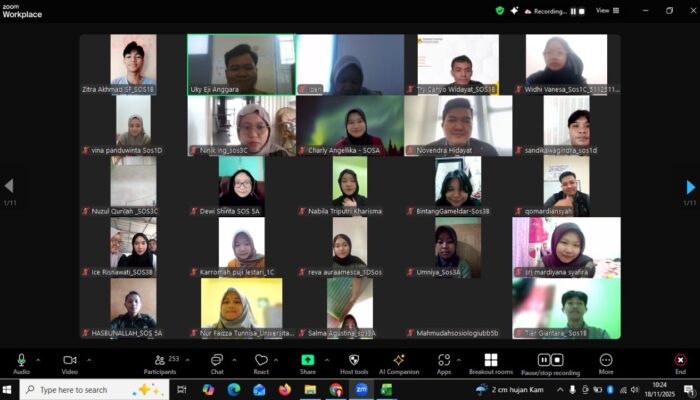 Sosiologi UBB Hadirkan Profesor UGM untuk Berbagi Perspektif tentang Persoalan Gen Z dan AI