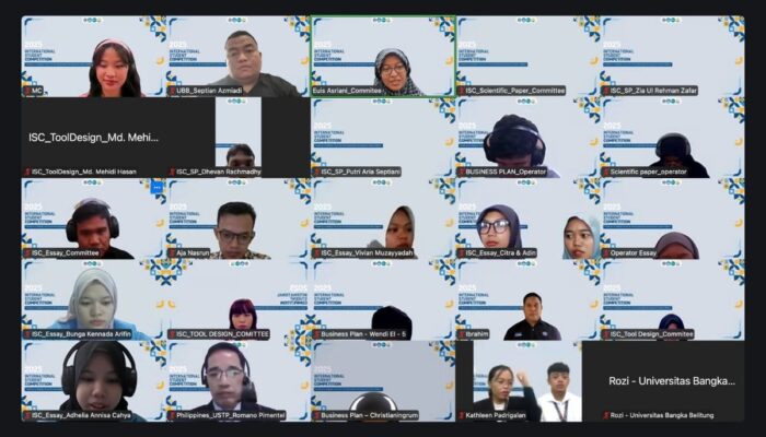UBB Sukses Gelar ISC 2025, Libatkan 13 Negara dan Ratusan Mahasiswa