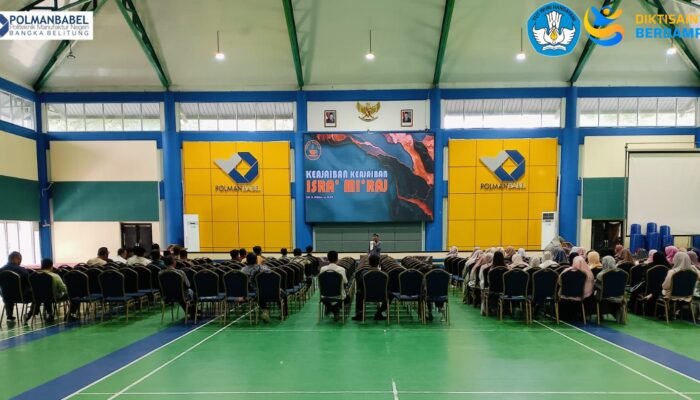 Peringati Isra Mikraj, Polman Babel Gelar Ceramah Keagamaan di Aula Kampus