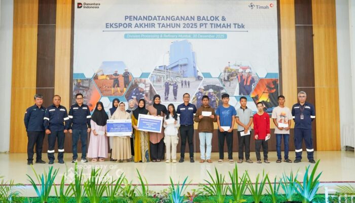 Perhatian PT Timah untuk Anak-anak Bangka Barat, TPA Bunayya Terima Bantuan Pendidikan