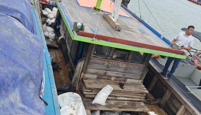 Tim Gabungan Gagalkan Penyelundupan 25 Ton Pasir Timah di Pangkalbalam