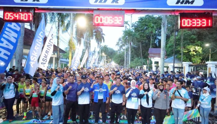 Babel Half Marathon 2026 Resmi Dibuka, Wali Kota dan Wawako Lari Bareng Warga