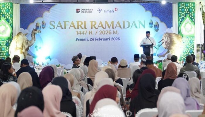 Safari Ramadan 1447 H, PT Timah Tbk Santuni Anak Yatim dan Bagikan Ratusan Paket Sembako