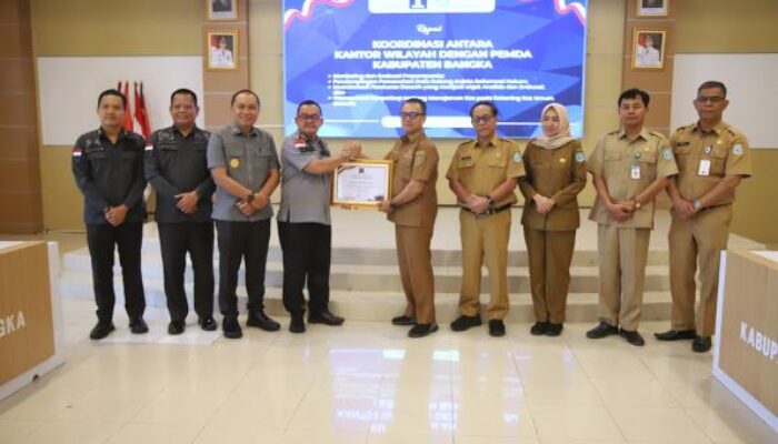 Pemkab Bangka Raih Indeks Reformasi Hukum 98,67, Masuk Kategori A