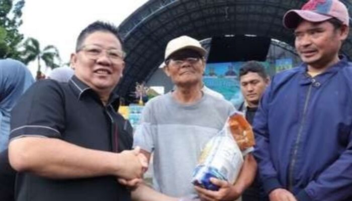 Wabup Efrianda Hadiri Balik Kampung IKM Babel, 14 Ton Beras Disalurkan ke Tujuh Daerah