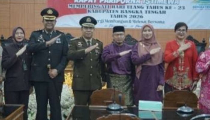 Paripurna HUT Bangka Tengah, Bupati Ungkap Fakta Perjalanan Daerah