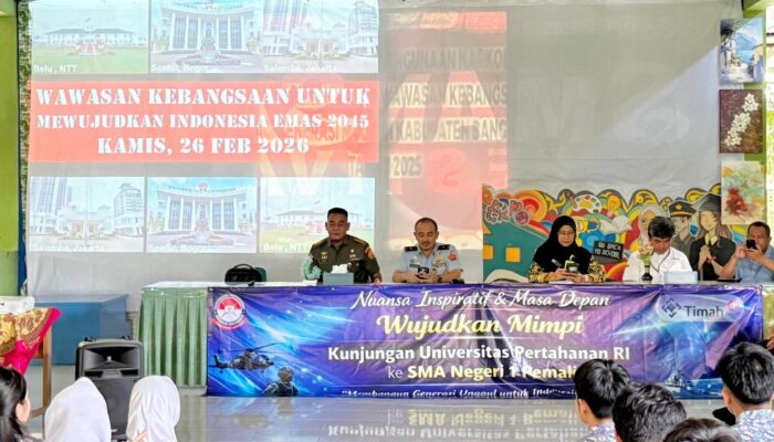 PT Timah Dukung Kunjungan Universitas Pertahanan RI ke SMAN 1 Pemali, Buka Peluang Karier dan Beasiswa