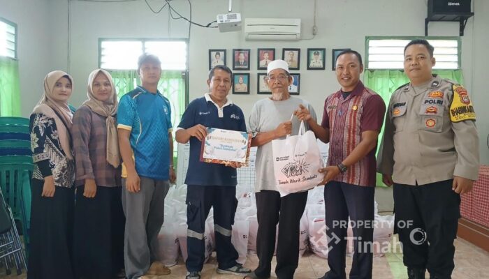 Jelang Lebaran, Warga Bangka Barat Terima 600 Paket Sembako dari PT Timah