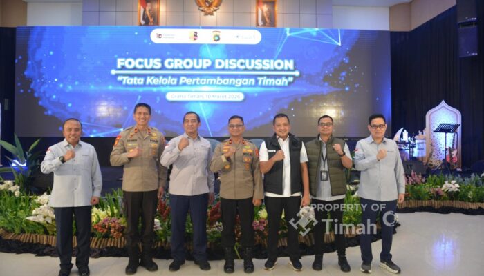 PT Timah Gelar FGD Tata Kelola Tambang, Libatkan Aparat Kepolisian
