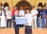 Masjid Agung Darussalam Manggar Akan Direnovasi, PT Timah Salurkan Bantuan di Momentum Ramadan