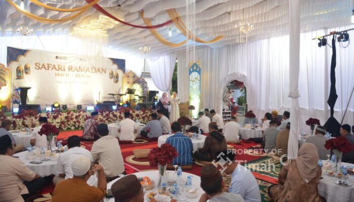 Safari Ramadan PT Timah di Bangka Selatan, Santuni Anak Yatim hingga Bagikan Sembako untuk Warga