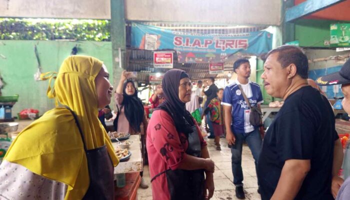 Wali Kota Saparudin Tinjau Pasar Rumput Usai Jumat Asri, Fasilitas Pasar Bakal Direhab
