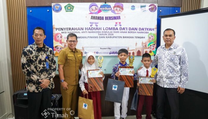 PT Timah Dukung Lomba Ananda Bersinar, Bentengi Generasi Muda dari Narkoba