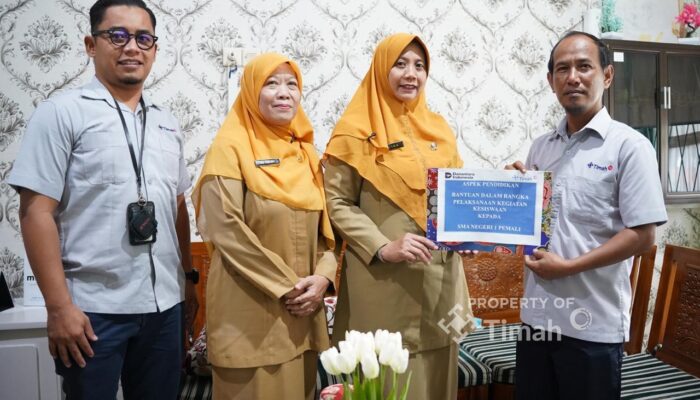 PT Timah Tunjukkan Komitmen Pendidikan, SMAN 1 Pemali Terima Bantuan