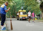 PT Timah Gelar Gotong Royong Jumat Bersih di Taman Sari Sungailiat, Wujudkan Ruang Publik Sehat