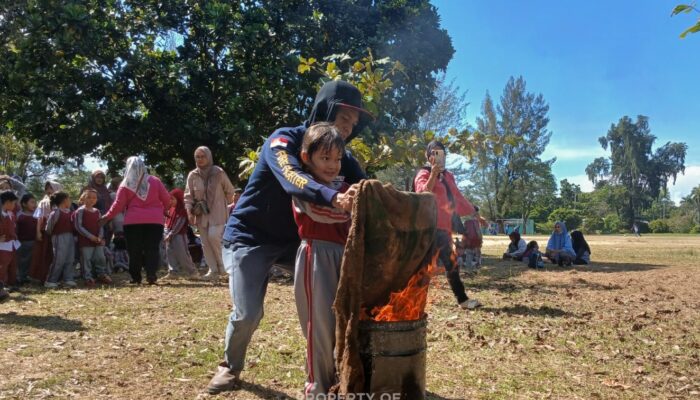 PT Timah Edukasi Bahaya Kebakaran ke Siswa TK Stannia, Anak-anak Antusias Belajar