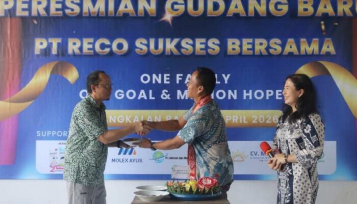 PT Reco Sukses Bersama Resmikan Gedung Baru di Pangkalanbaru, Perkuat Distribusi Alkes