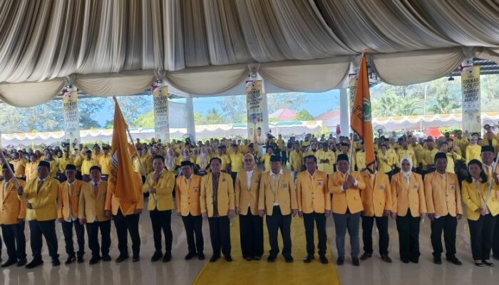 Pelantikan DPD Golkar se-Babel Berlangsung Meriah, Dihadiri Puluhan Ribu Warga