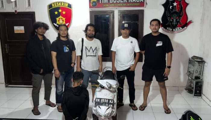 Sakit Hati Tak Dipinjamkan Motor, Pria di Pangkalpinang Nekat Curi Motor Kakak Kandung