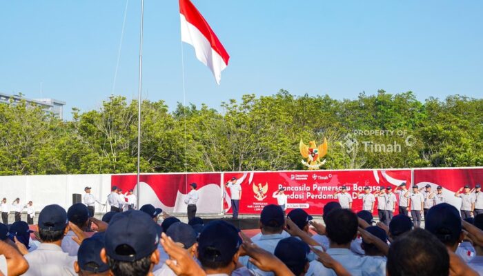 Peringati Harlah Pancasila 2026, PT Timah Gelar Upacara Serentak di Berbagai Wilayah Operasional