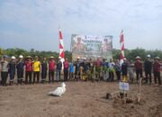 PT Timah dan Polres Bangka Barat Tanami Lahan Eks Tambang Air Limau dengan Pohon Produktif
