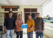 PT Timah Bantu Bangun Pos Kamling di Tanjung Gunung, Kades: Sangat Membantu Keamanan Warga
