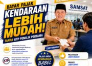 Bayar Pajak Kendaraan di Babel Kini Tak Perlu KTP Pemilik Pertama