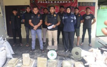 Peleburan Timah Ilegal di Bedeng Ake Terungkap, Dua Orang Diamankan
