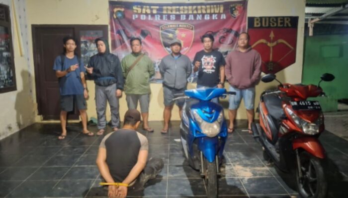 Satpam di Sungailiat Diciduk, Diduga Curi 26 Aki Panel Surya Berulang Kali