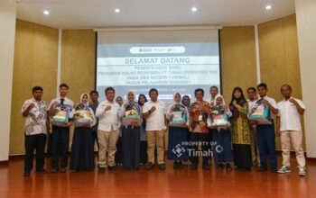 PT Timah Serahkan 36 Siswa Penerima Kelas Beasiswa, Siap Tempuh Pendidikan di SMAN 1 Pemali