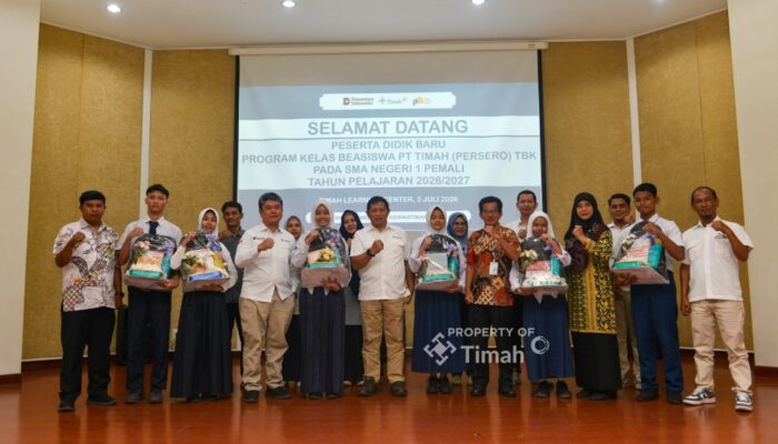 PT Timah Serahkan 36 Siswa Penerima Kelas Beasiswa, Siap Tempuh Pendidikan di SMAN 1 Pemali