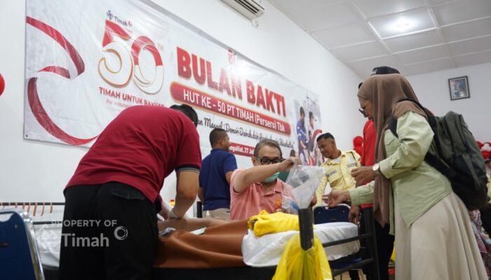 Bawa Tema ‘Timah Untuk Rakyat’, PT Timah Layani Ratusan Warga Lewat Bulan Bakti HUT ke-50