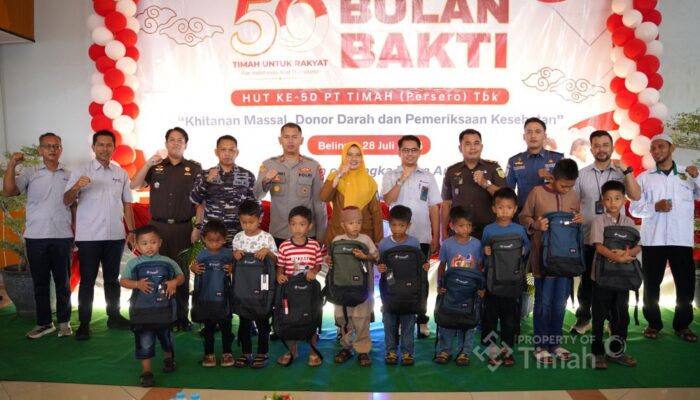 Ratusan Warga Belinyu Antusias Ikuti Bulan Bakti PT Timah, Donor Darah hingga Khitanan Massal