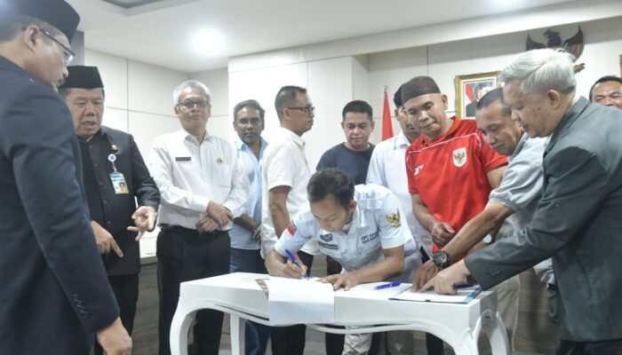 PT GML Teken Komitmen Penuhi Plasma Sawit 20 Persen, Gubernur Babel: HGU Tak Diproses Jika Ingkar