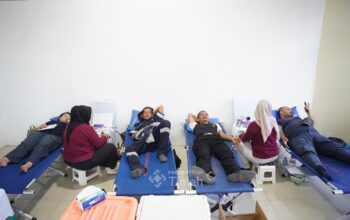 Donor Darah Bulan Bakti PT Timah Disambut Antusias, 55 Kantong Darah Disalurkan ke RSUD Bangka Tengah