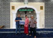 PT Timah Salurkan Bantuan untuk Masjid Nurul Fatah Belitung, Karpet Lama Diganti