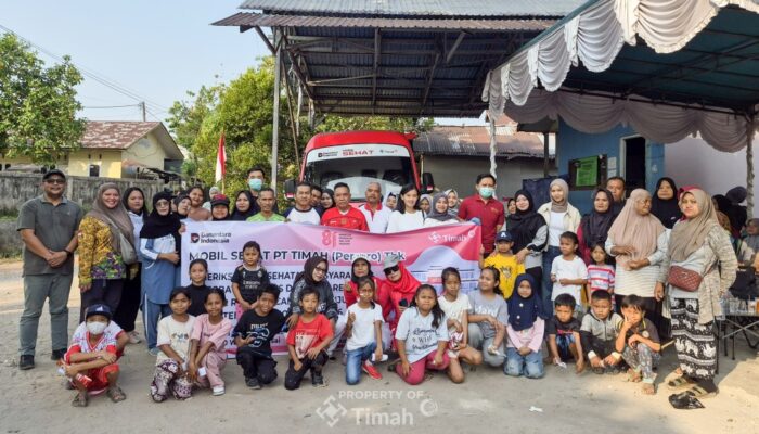 PT TIMAH Gelar Pengobatan Gratis, Ratusan Warga Air Rayak Dapat Layanan Kesehatan