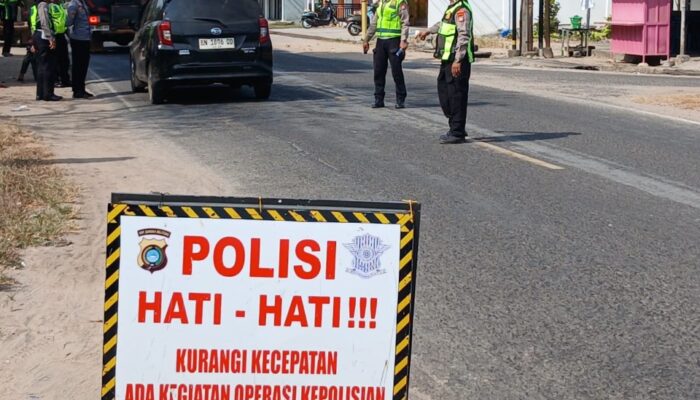 Ratusan Pengendara Ditilang Satlantas Polres Bangka, Pelanggaran SIM Mendominasi